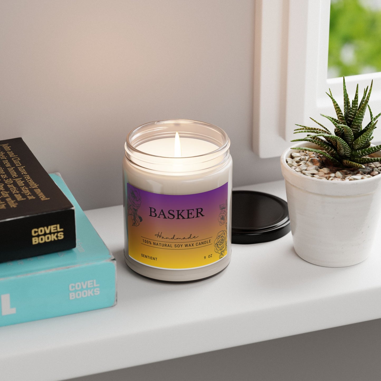 Basker Scented Soy Candle, 9oz
