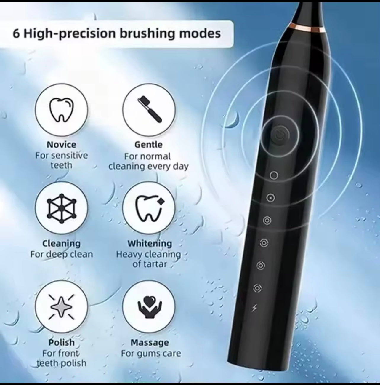 Electric Ultrasonic Toothbrush