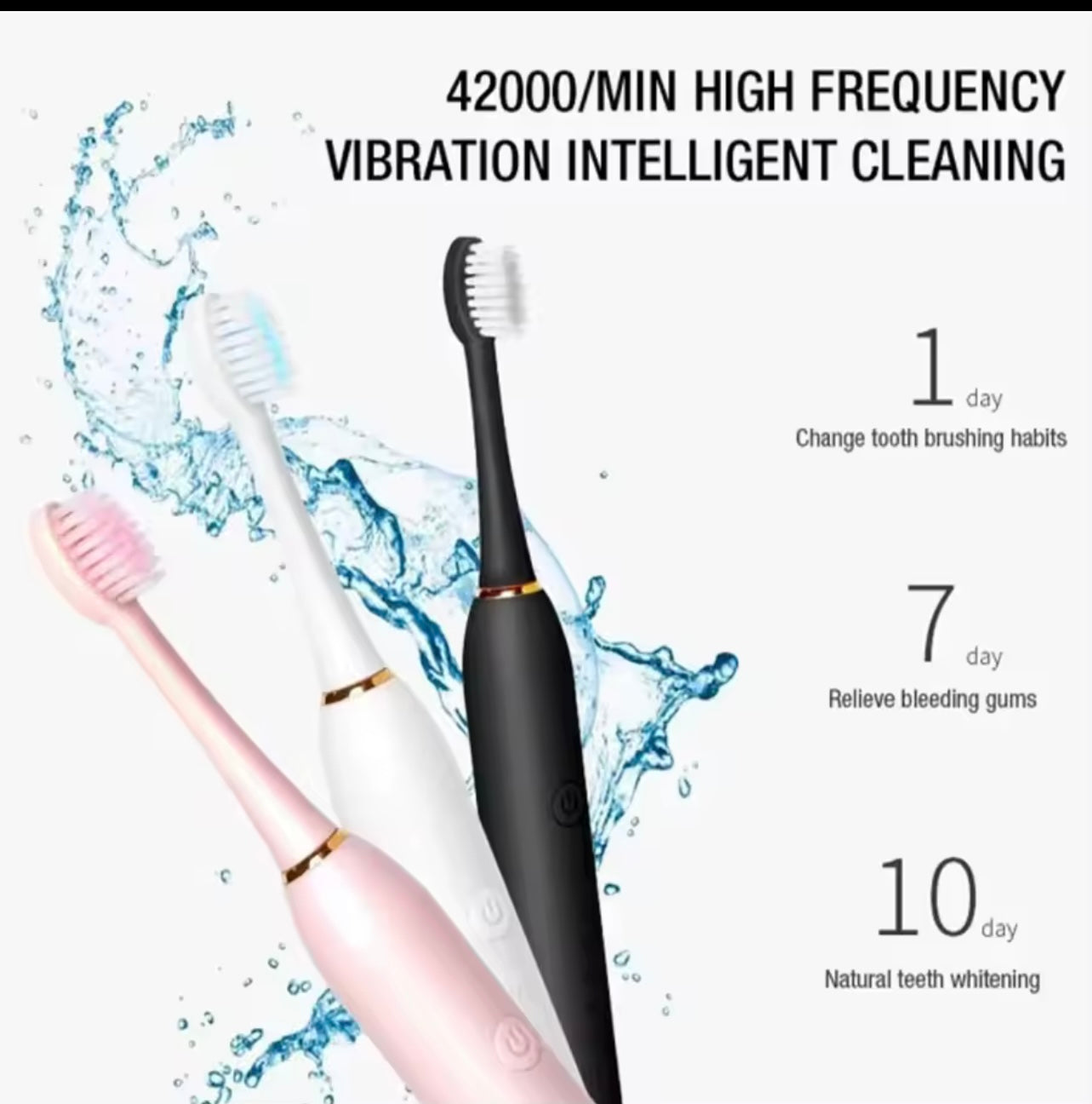Electric Ultrasonic Toothbrush