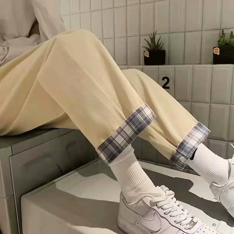 Loose Cropped Pants
