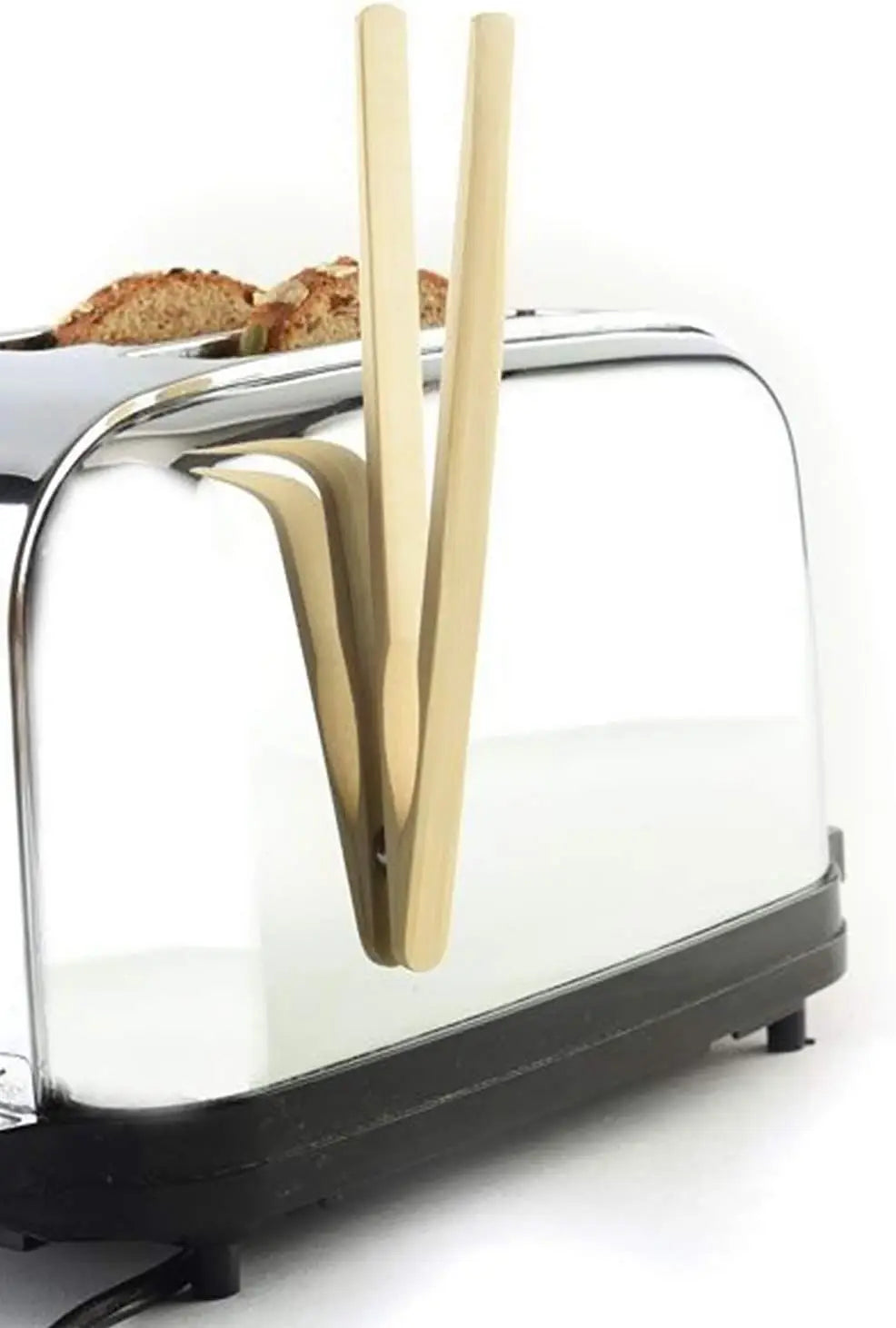 SMEG TSF01CRUS 50's Retro Style Toaster with Bamboo Tongs