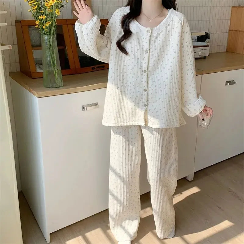 Adorn Floral Pajama Set