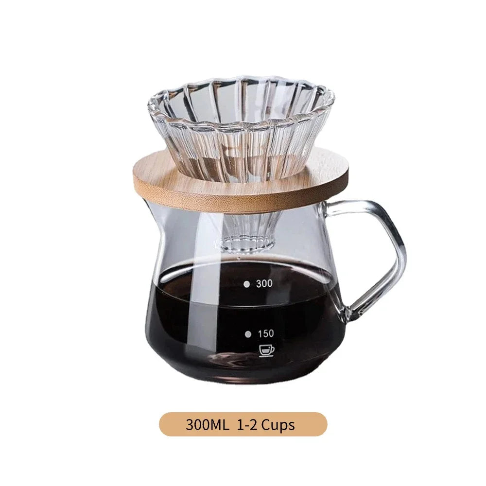 Carafe Coffee Glass with Filter