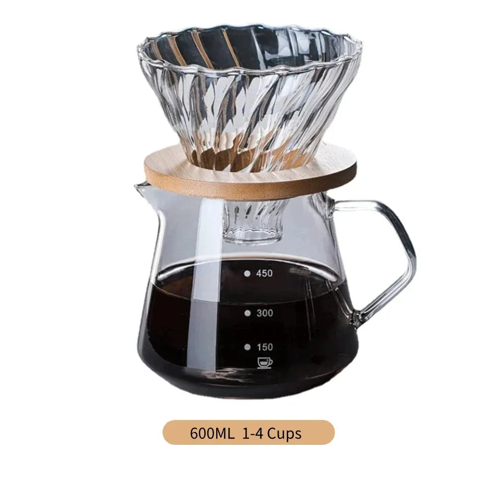 Carafe Coffee Glass with Filter