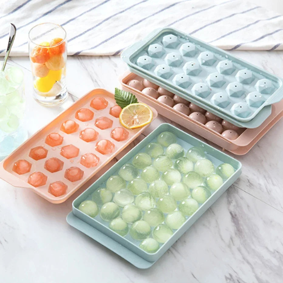 3D Round Ice Cube Tray
