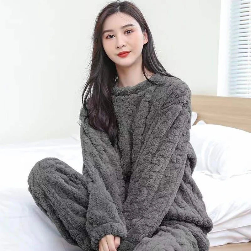 Ribbed Fleece Set