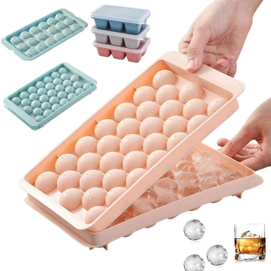 3D Round Ice Cube Tray