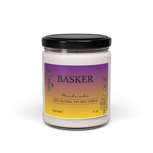 Basker Scented Soy Candle, 9oz