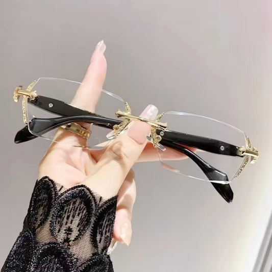 Y2K Vintage Frameless Glasses