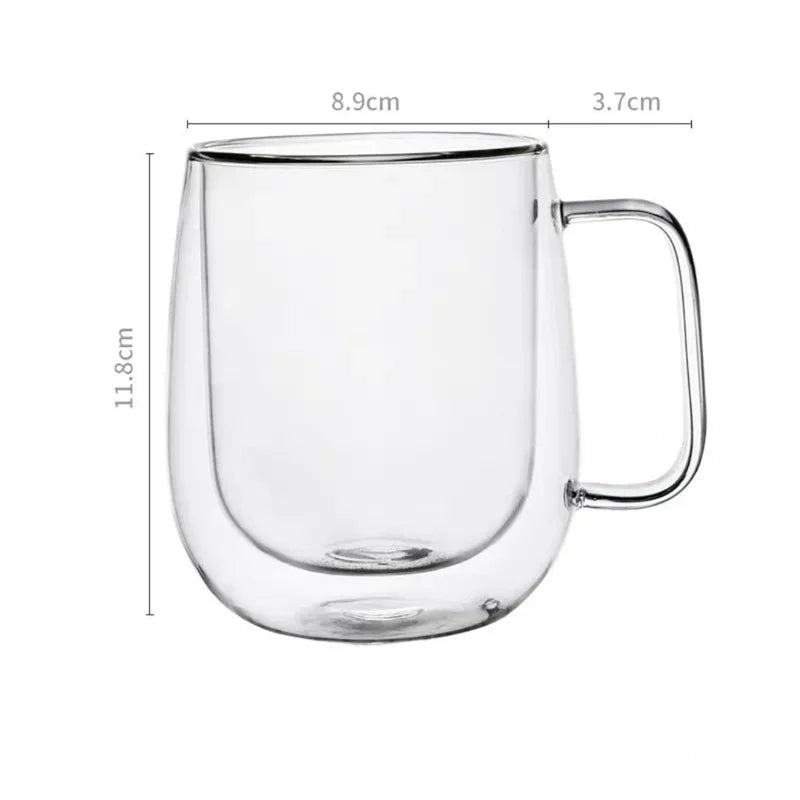 Double Glass Mug