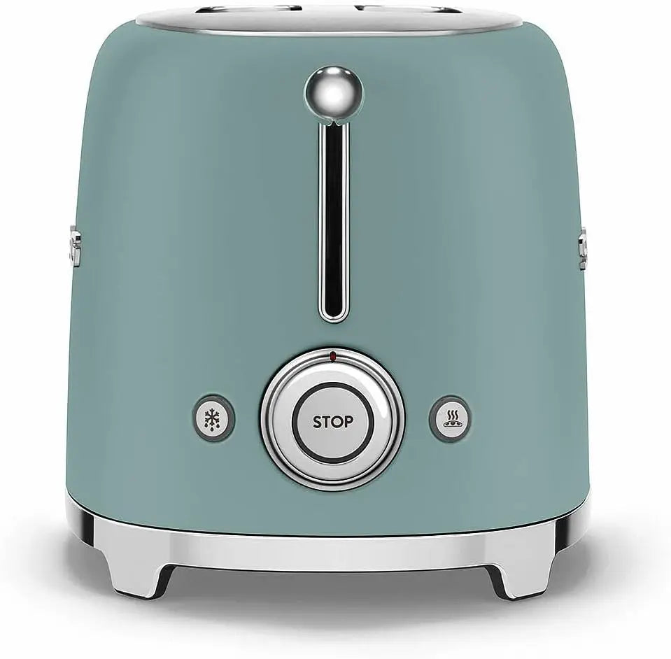 SMEG Toaster with Crumb Tray (Jade)