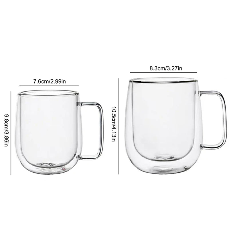Double Glass Mug
