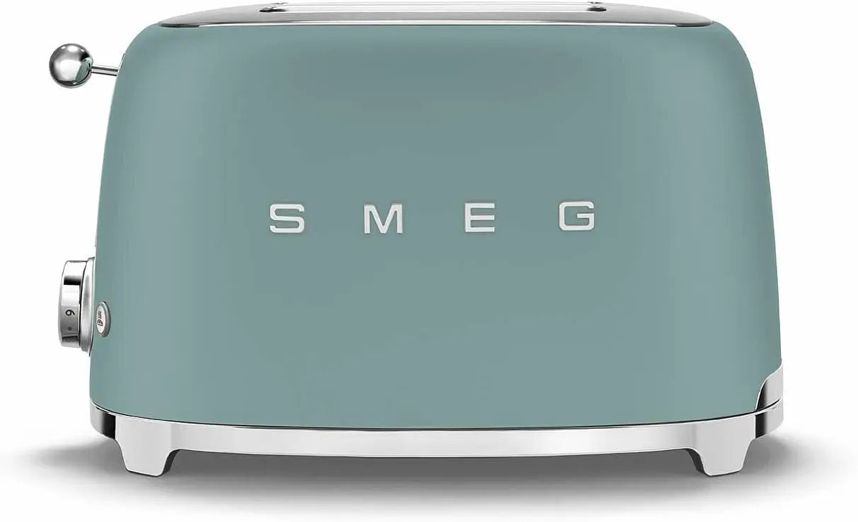 SMEG Toaster with Crumb Tray (Jade)