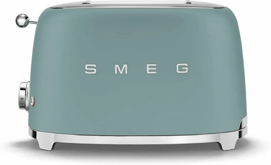 SMEG Toaster with Crumb Tray (Jade)