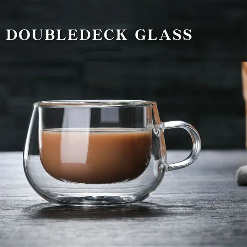 Double Glass Mug