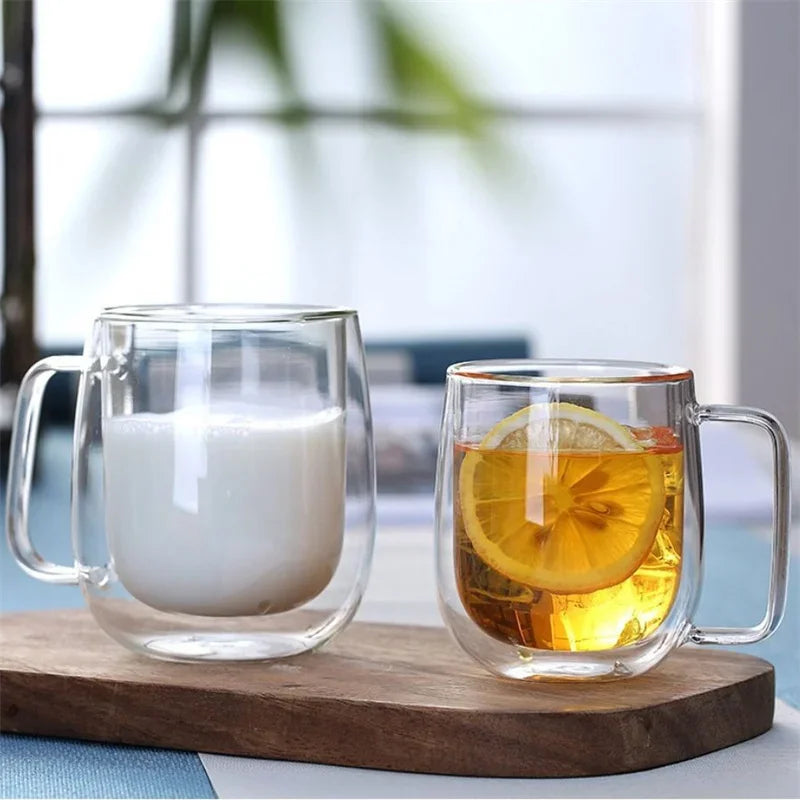 Double Glass Mug