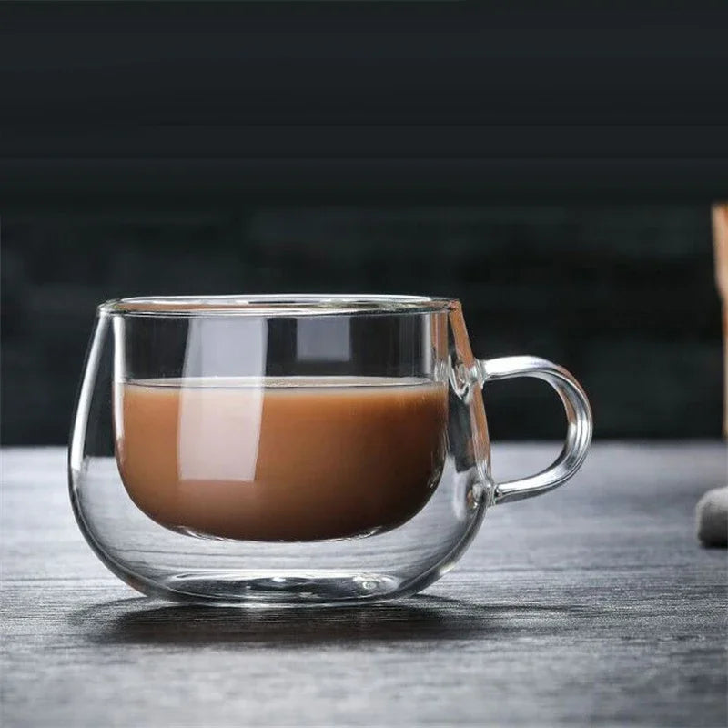 Double Glass Mug
