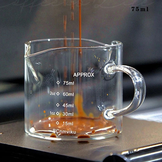 75ml Glass Espresso Measuring Cup