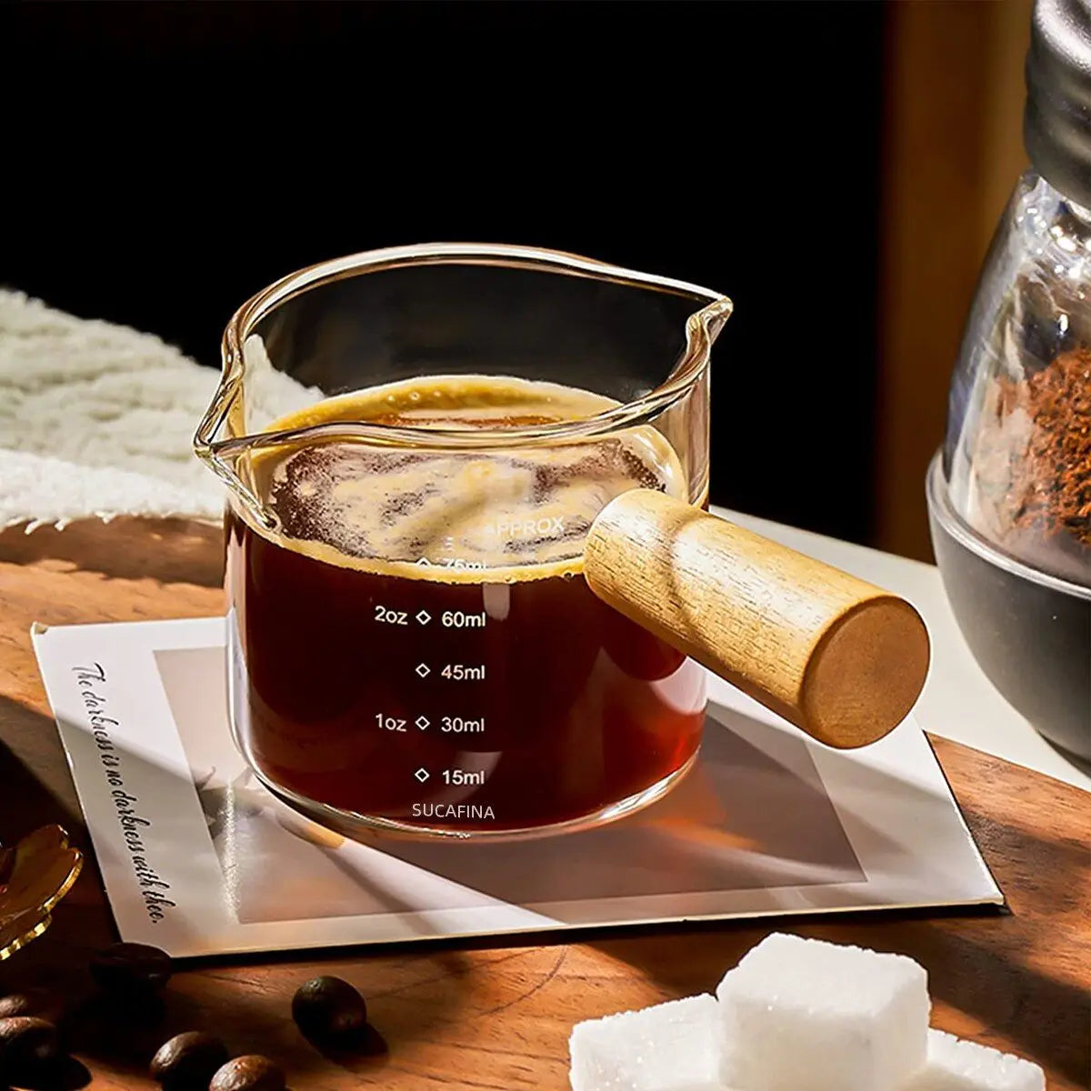 75ml Glass Espresso Measuring Cup