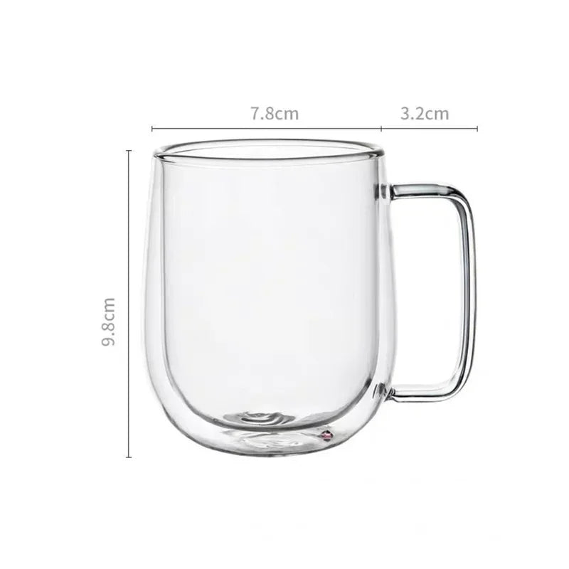 Double Glass Mug